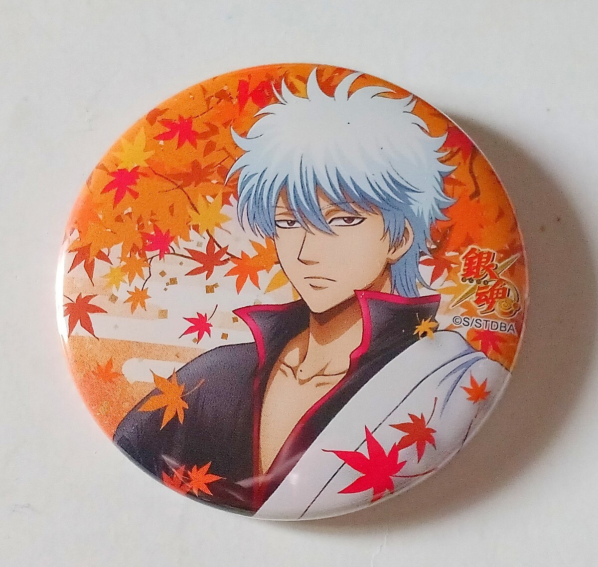 節約 銀魂 坂田銀時 ホロ缶バッジ キャラポップストア 銀魂 坂田銀時