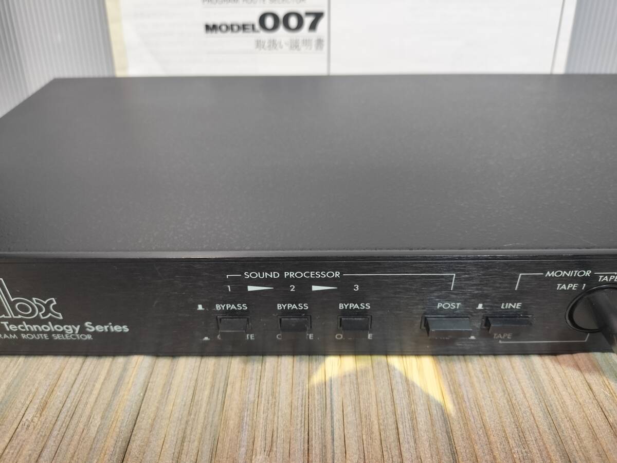dbx MODEL 007 プログラムルートセレクター テープデッキ PROGRAM