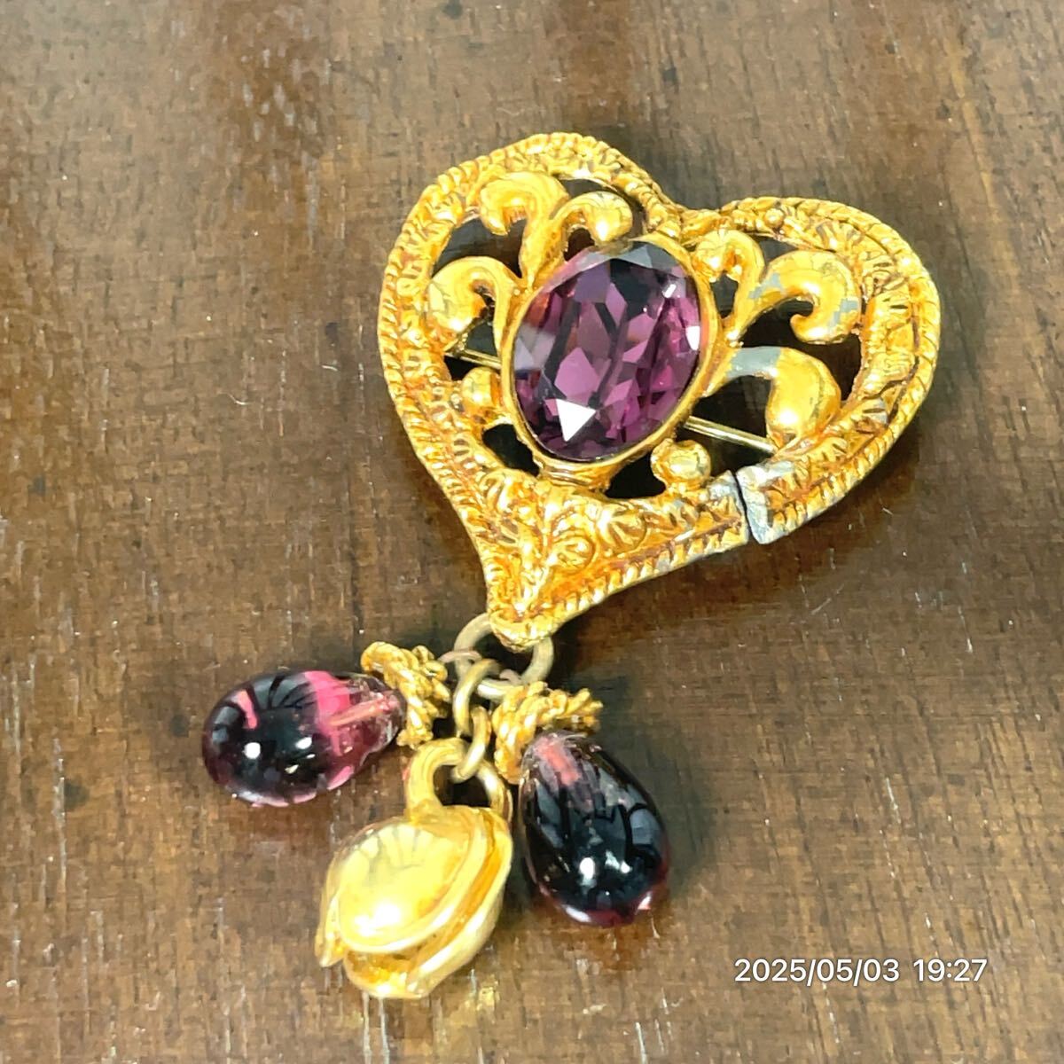 Christian Lacroix✨クリスチャンラクロワ✨ ブローチ ハート 美品