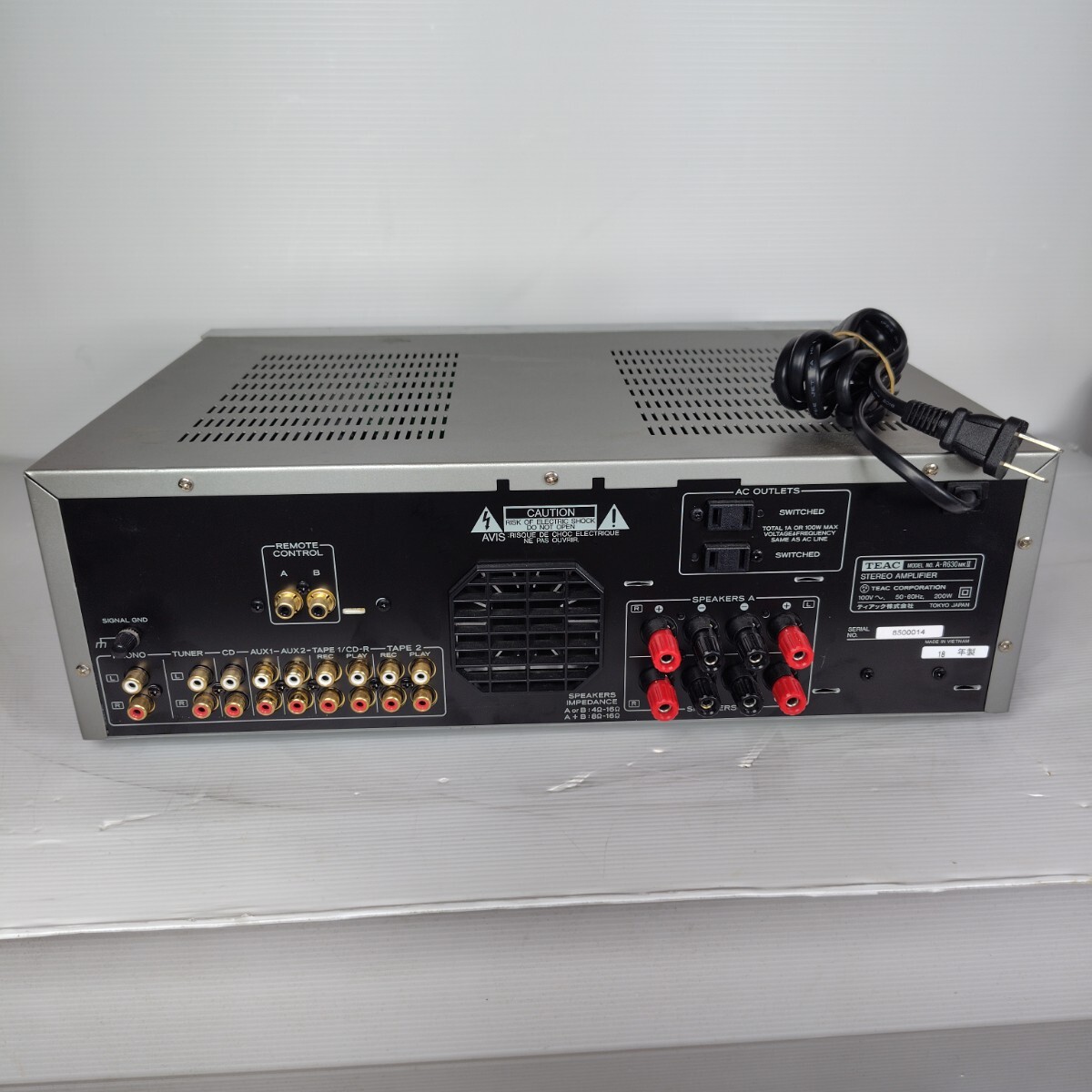 TEAC A-R630MKII 音出し確認済み TEAC A-R630MKII 音出し確認済み TEAC