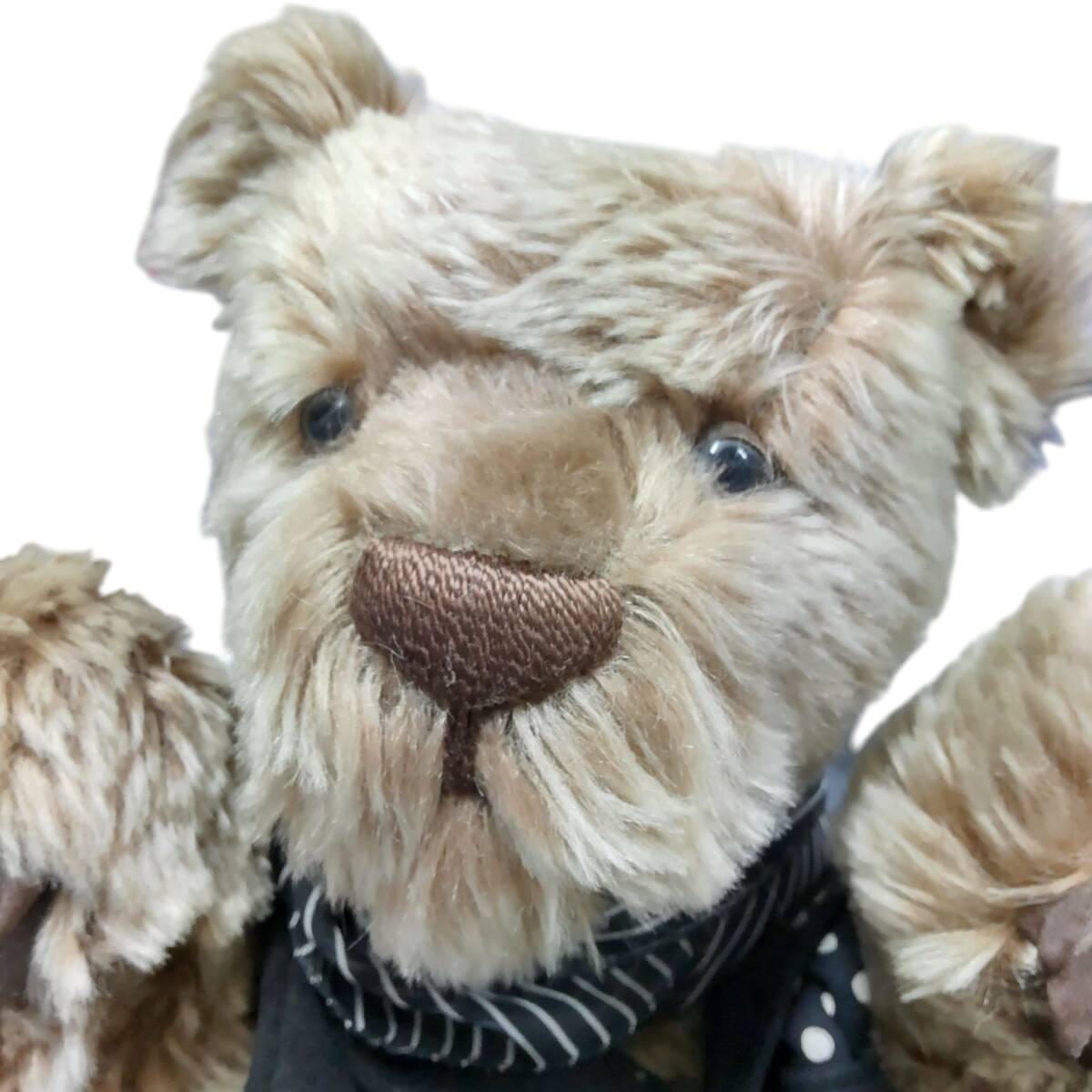 テディベア作家物 吉田美津江さん作品 Saucy Bear & Doll - ぬいぐるみ