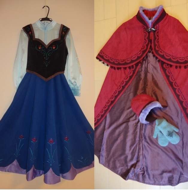 シークレットハニー ディズニー アナ雪 雪山 ドレス 仮装 コスプレ