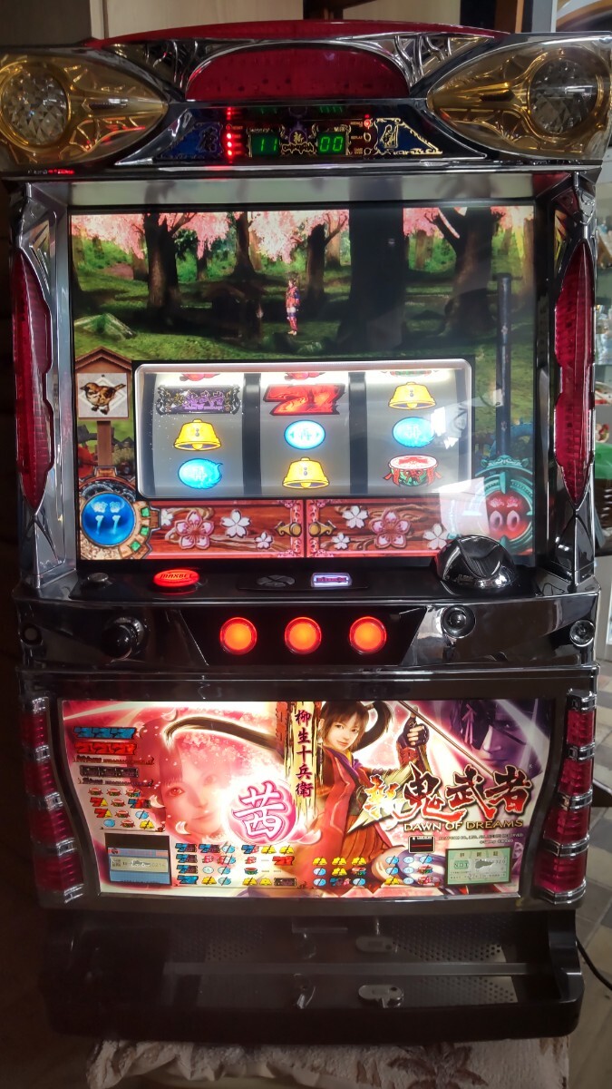 新鬼武者 茜 パネル 実機 スロット コイン不要機付き