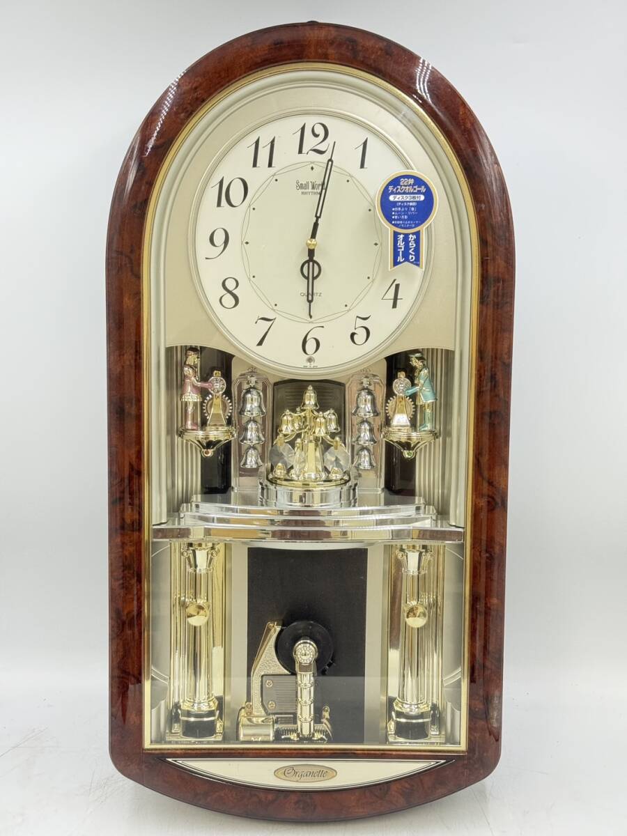 Yahoo!オークション - からくり時計 スモールワールド 4MH739 リズム
