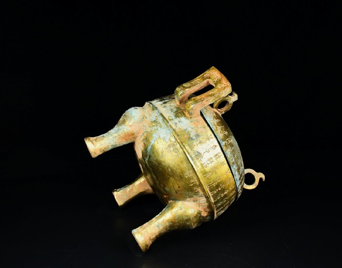 中国 鍍金 置物 青銅 骨董 中国 鍍金 置物 青銅 骨董