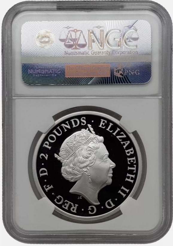 世界250枚の伝統の銀貨】2017年英国王立造幣局ユニコーンオブ