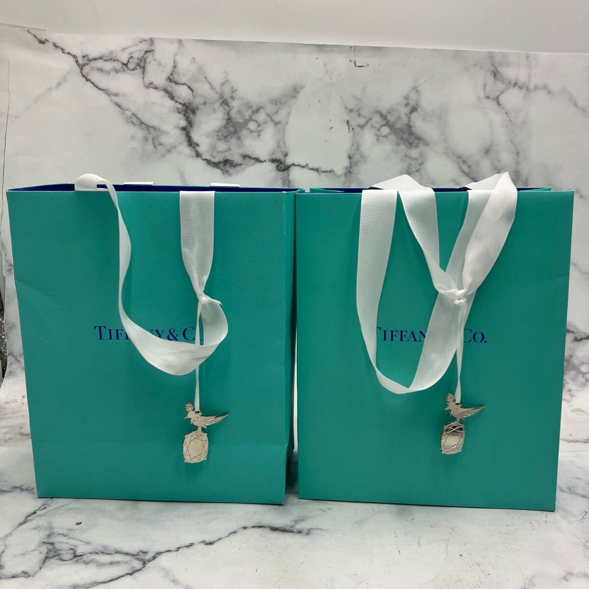 ティファニー 空箱 空き箱 保存袋 ジュエリー アクセサリー ケース 24