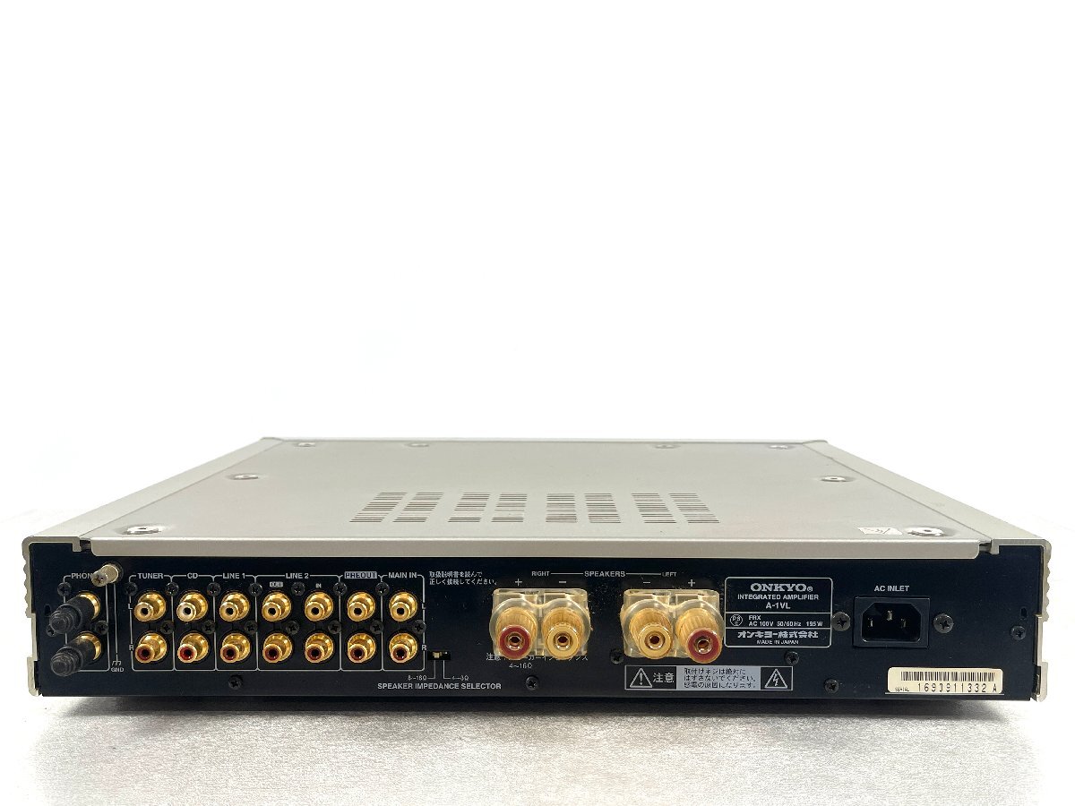 オンキョー ONKYO A-1VL オンキョー プリメインアンプ 動作品 ○ 56539