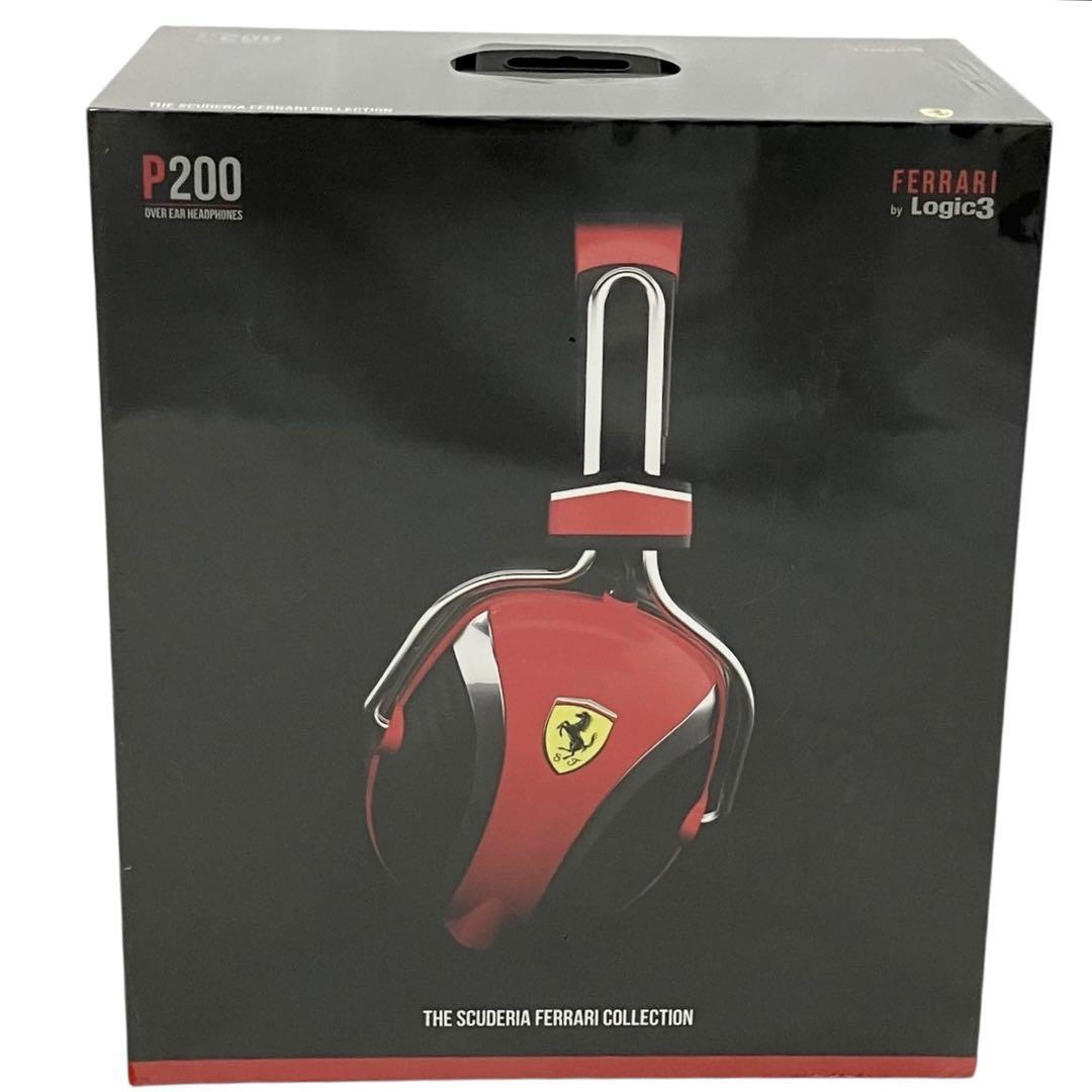 新品】 FERRARI by Logic3 P200 オーバーイヤー ヘッドホン レッド 赤
