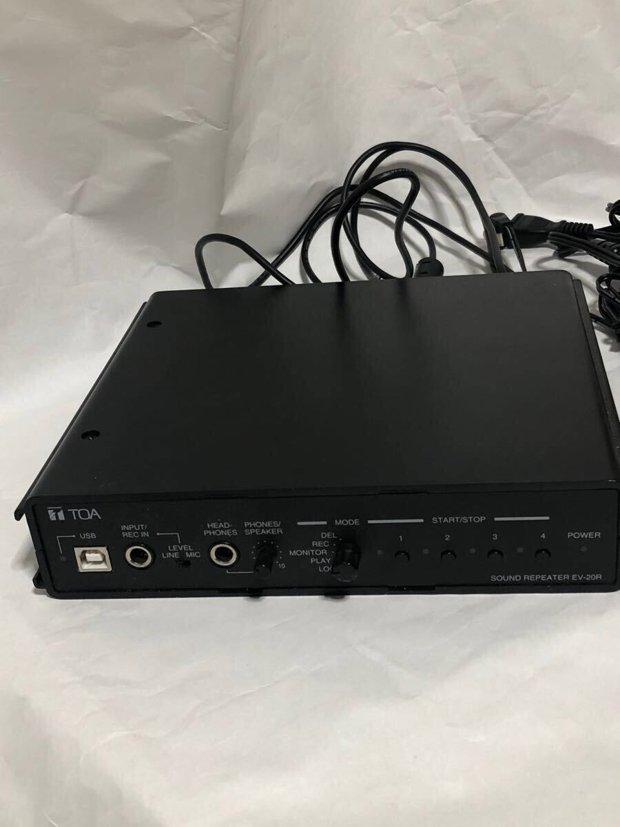 TOA EV-20R サウンドリピーター メロディクス構成品 アンプ 説明書 TOA