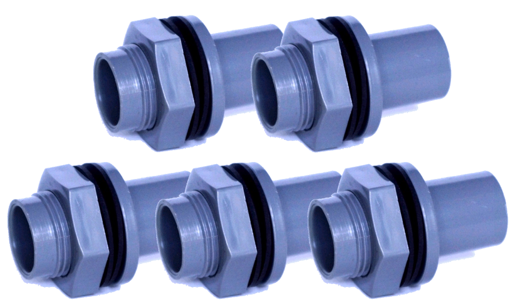 お得，新品 バルブソケット20A パッキン2個付 5個セット 水槽