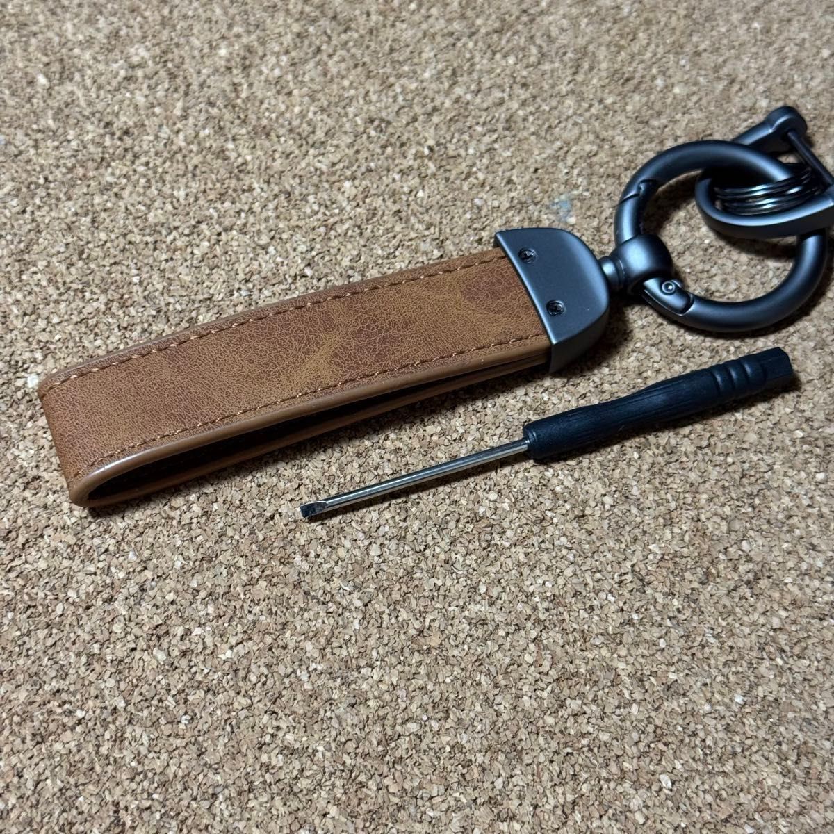 新品】kawasaki レザー 革製 キーホルダー Ninja ZX Z キーリング