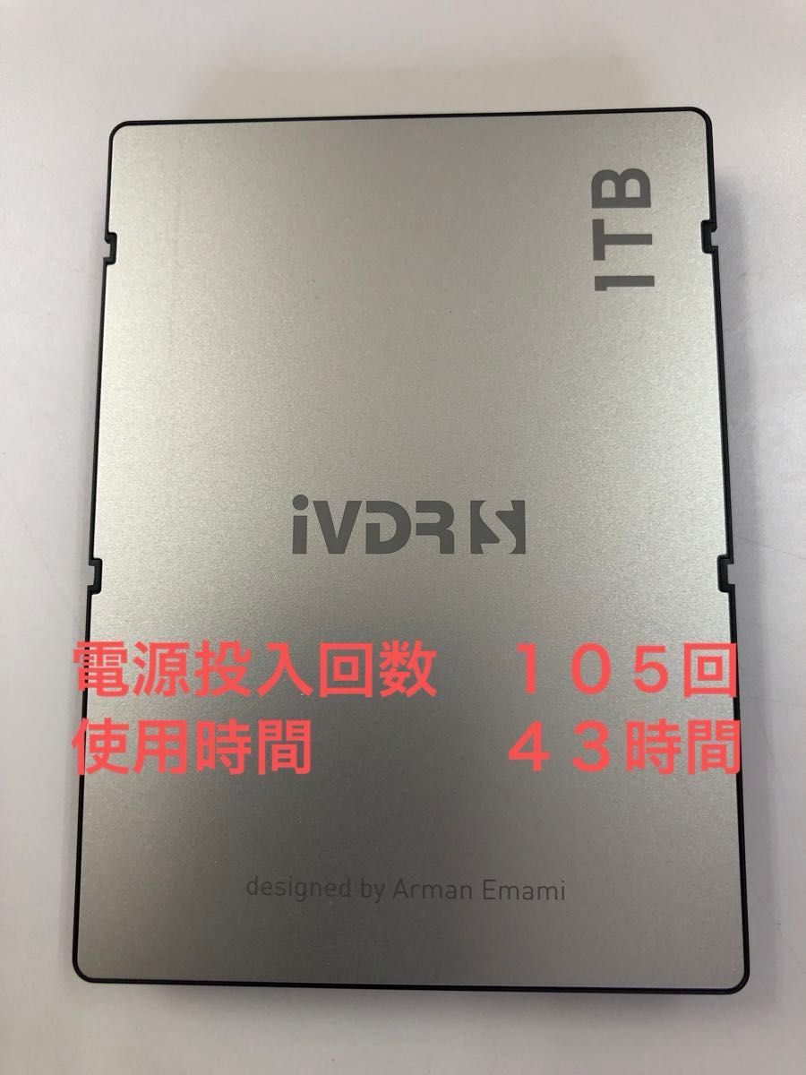 Verbatim iVDR-S 1TB カセットHDD 中古中古】iVDR-S HDD 1TB Verbatim