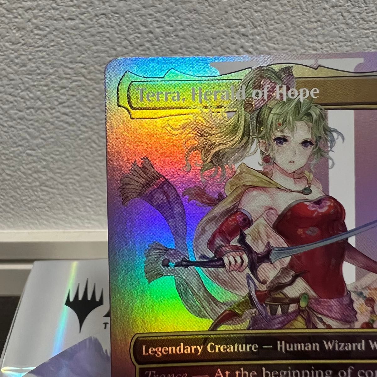 魔導の力を持つ少女、ティナ サージfoil 日本語 MTG FF 魔導の力を持つ