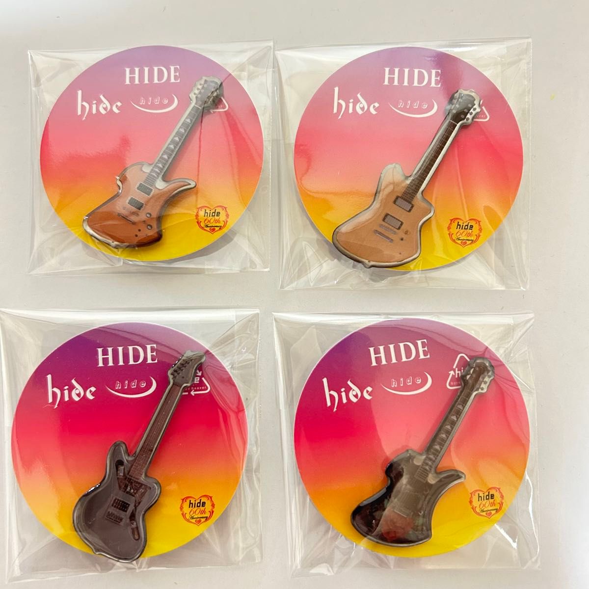 hide 60th ピンズカプセル vol 2 ギターコレクション 4個セット｜Yahoo