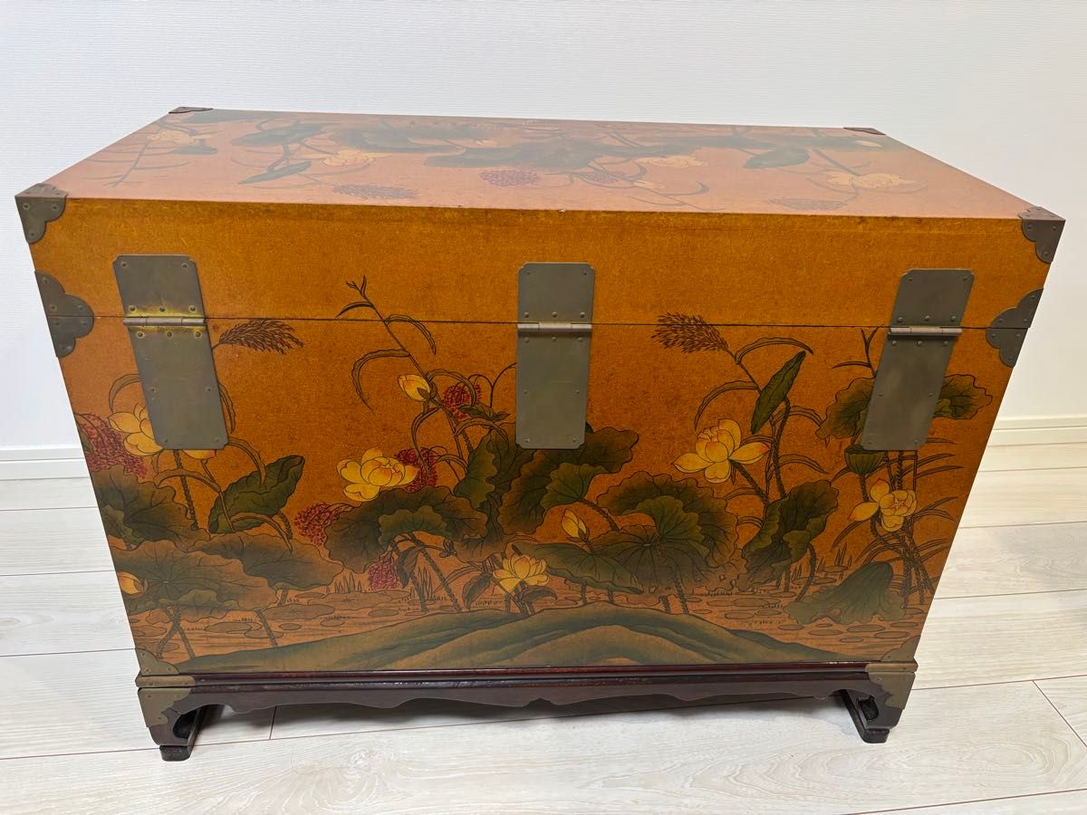 超希少 中国家具 アンティーク 木箱 収納箱 韓国 朝鮮 民芸 古家具 李