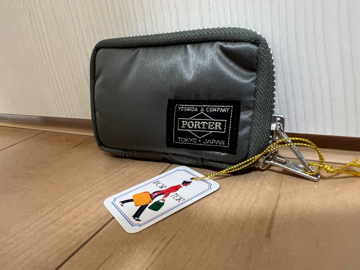 新品 未使用 PORTER ポーター キーケース シルバーグレー グレー
