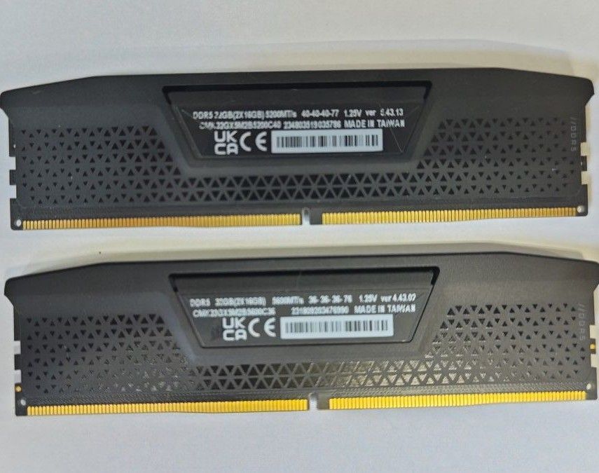 CORSAIR VENGEANCE DDR5 メモリ 32GB(16GBx2)ジャンク｜Yahoo!フリマ