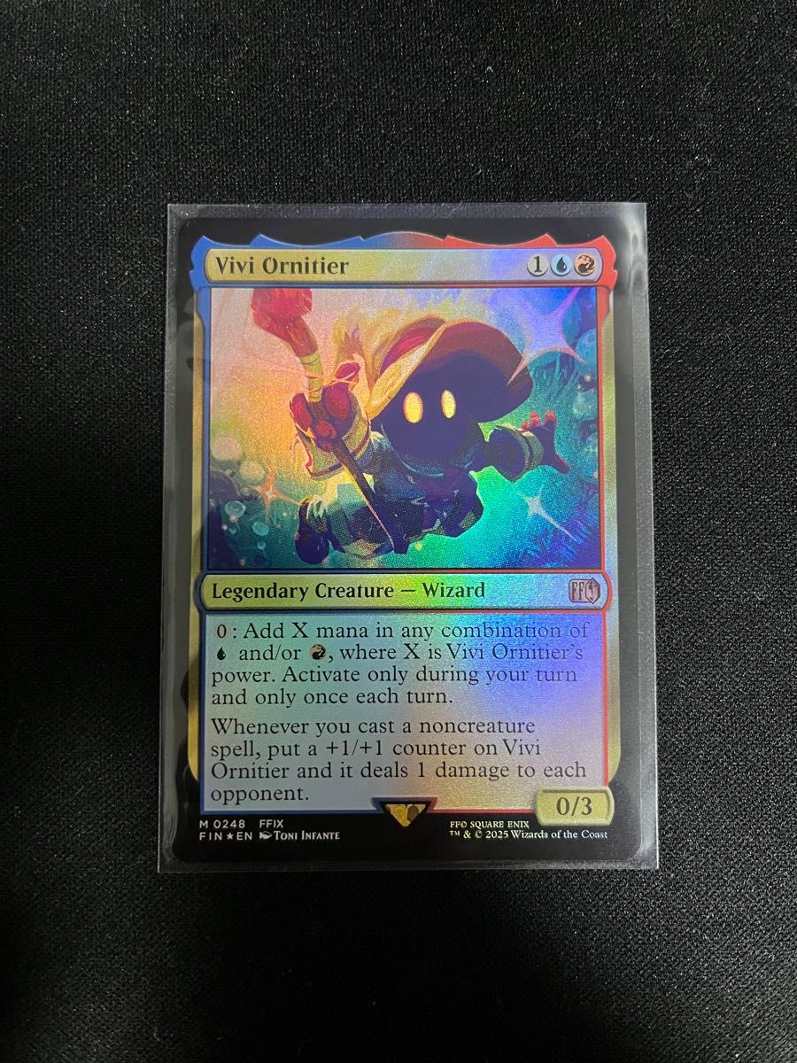 迷える黒魔道士、ビビ 英語 1枚 mtg MTG FF 迷える黒魔道士ビビ/ Vivi