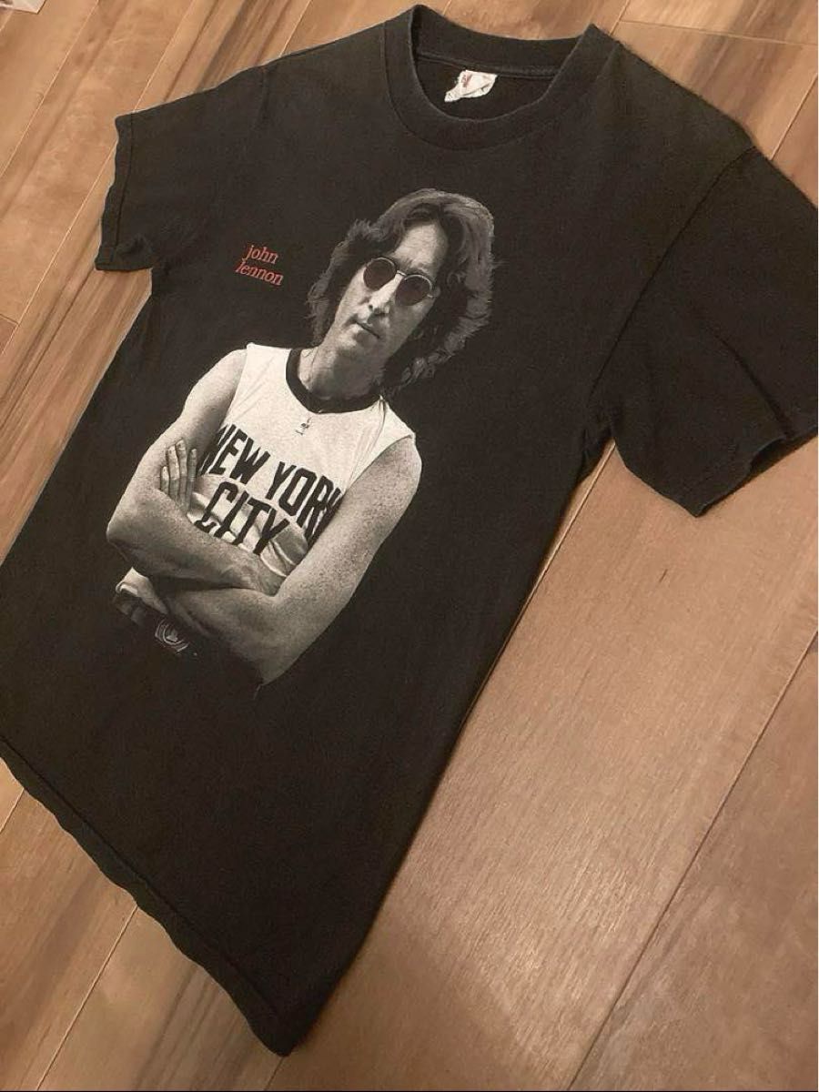 ジョン・レノン 希少 90s 00sヴィンテージTシャツ ブラック｜Yahoo