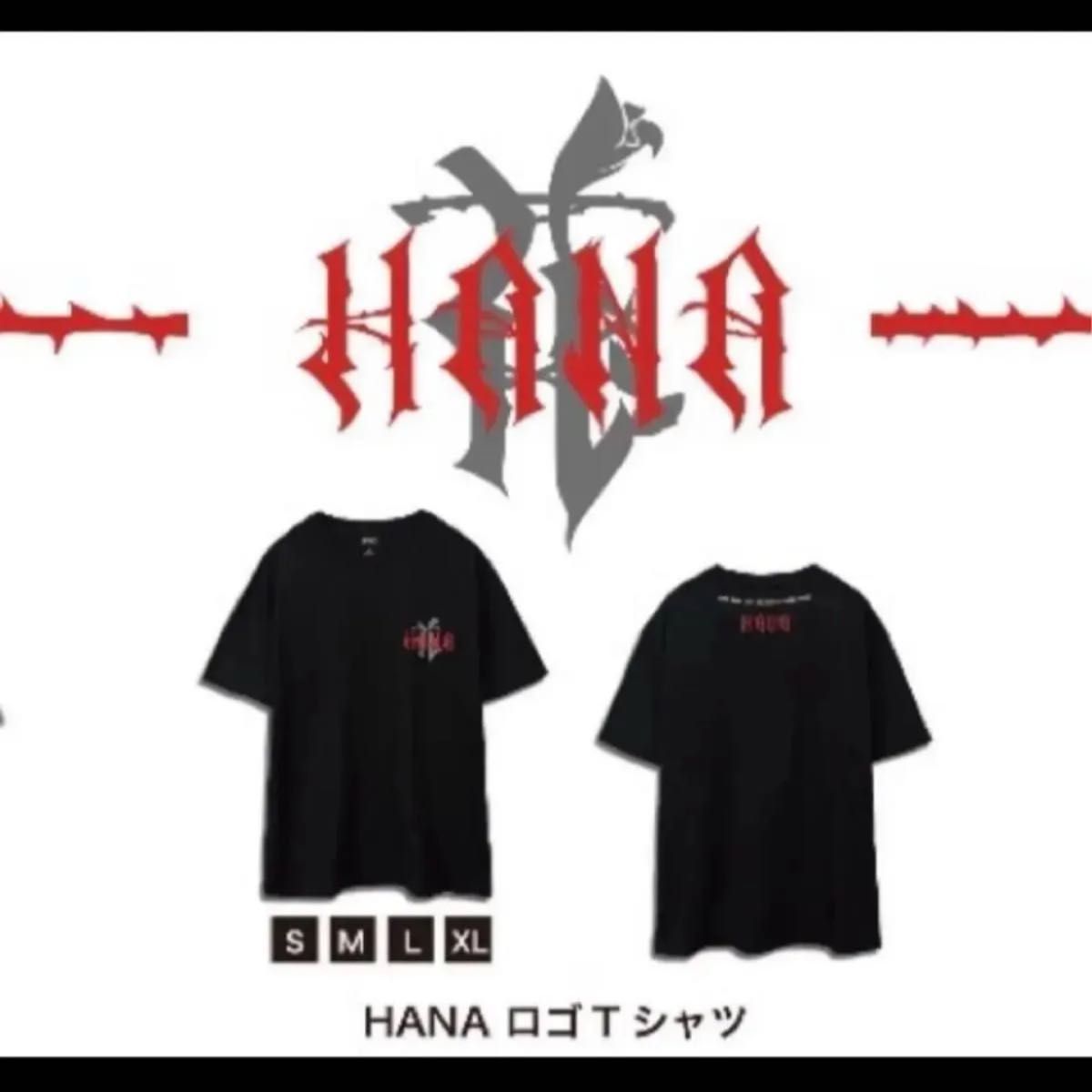 HANA ロゴTシャツ、ロゴフェイスタオル HANA ハナロゴフェイスタオル