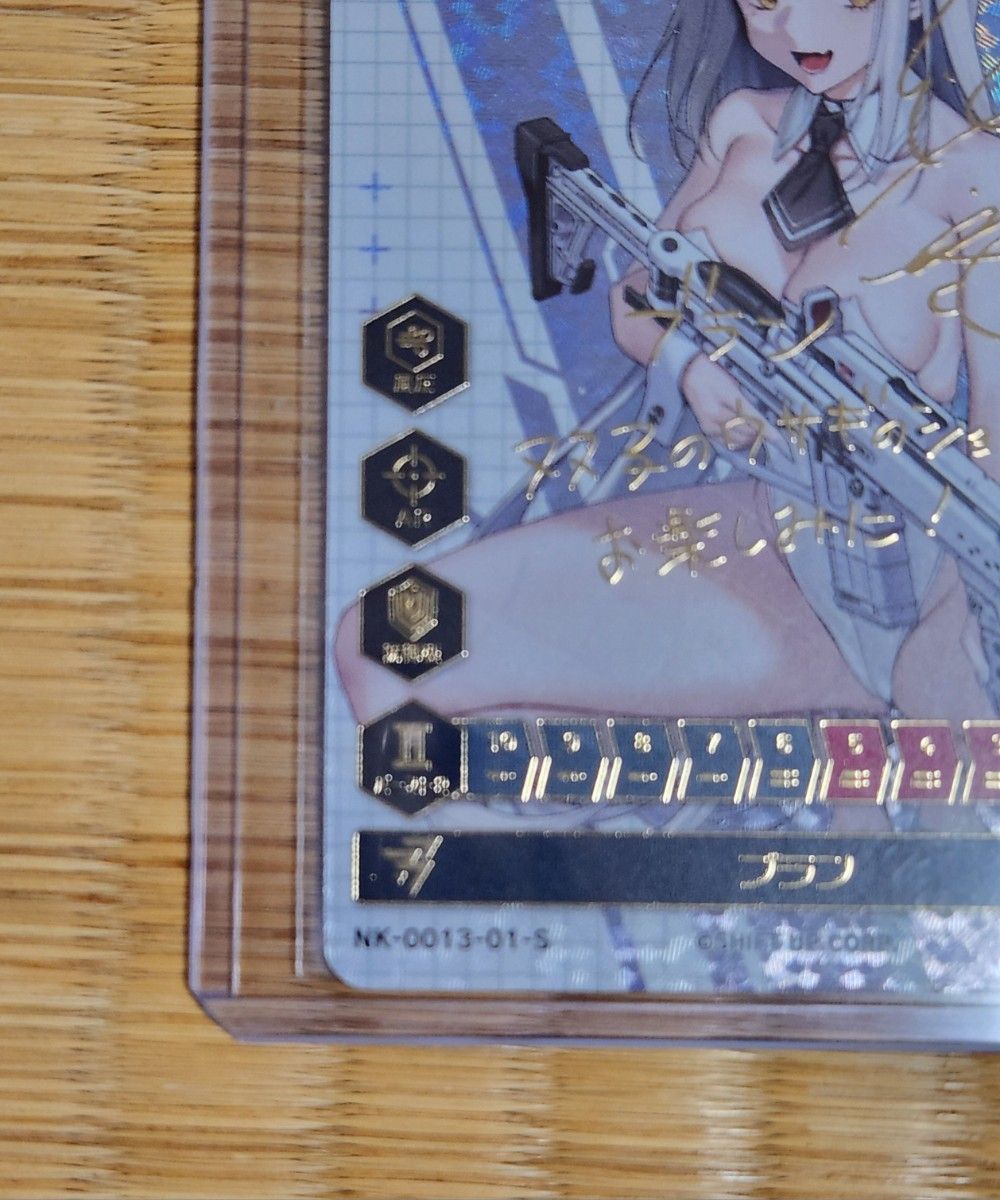 NIKKE DUEL ENCOUNTER 箔押しサインカード ブラン デュエニケ｜Yahoo