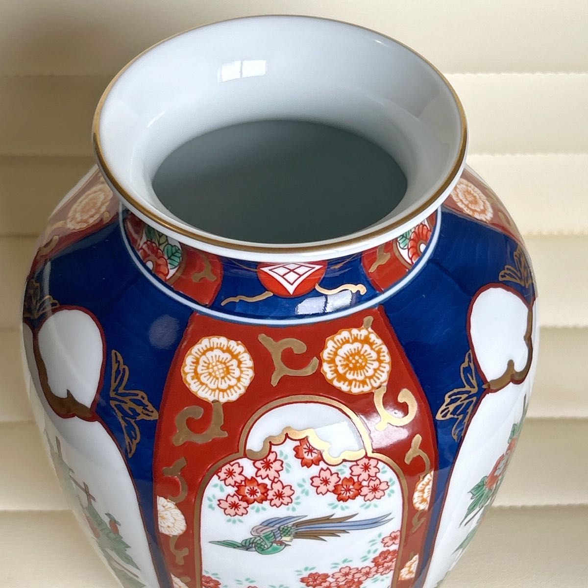 有田焼 ゴールド伊万里 金彩古伊万里 花瓶鳳凰 朱雀 伊万里焼 壺 色絵