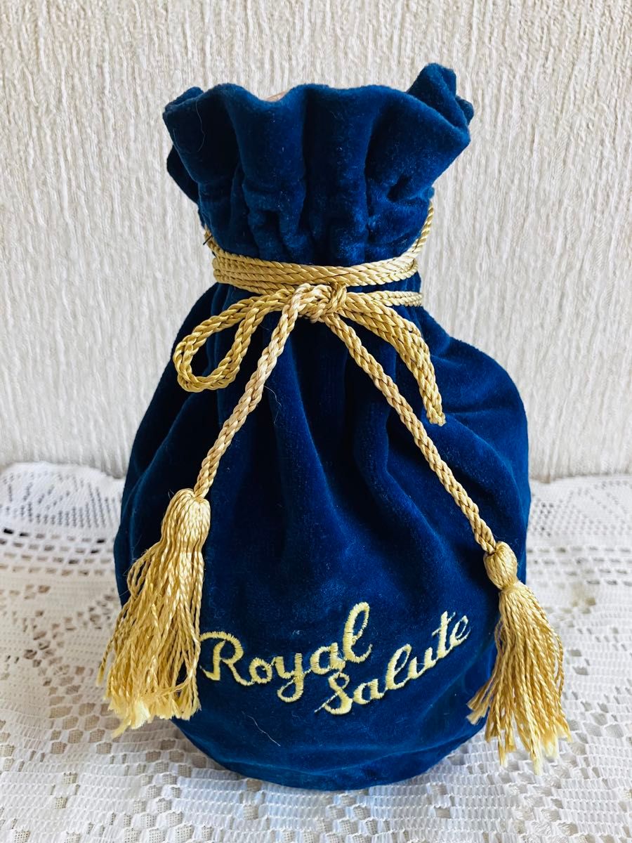 未開封】ロイヤルサルート 青 21年 陶器ボトル375mlハーひフボトル