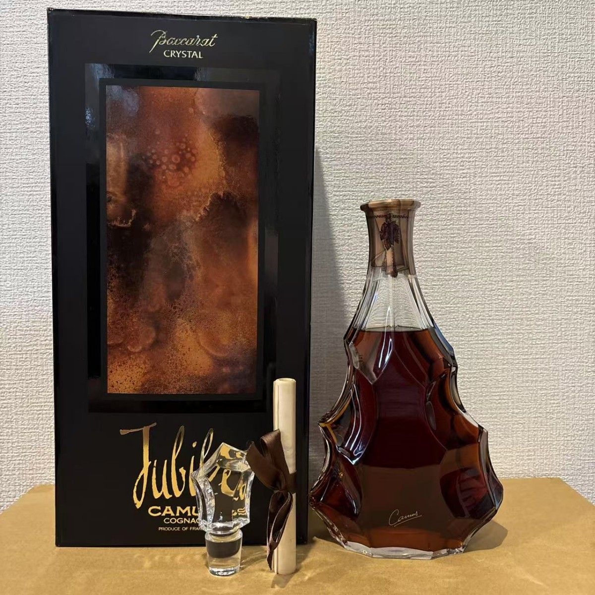 CAMUS Jubilee カミュ ジュビリー バカラ クリスタルボトル 替栓・化粧