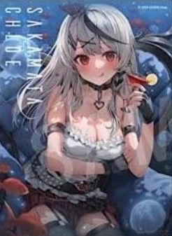 ホロライブ 沙花叉 クロヱ びしょ濡れ 水族館 クリアファイルの