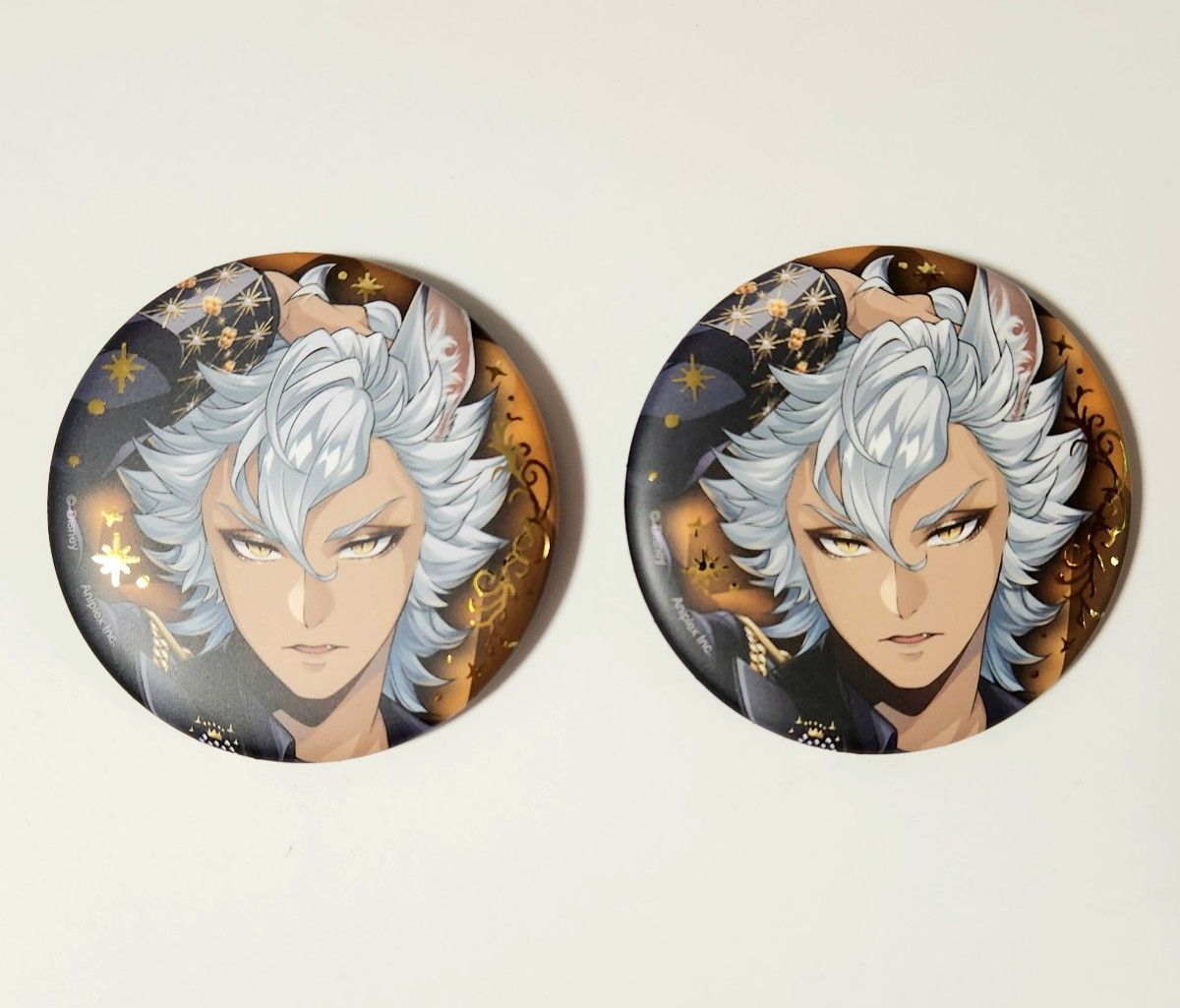 ツイステ ブレイジングジュエル 缶バッジ マレウス 購入 ツイステ