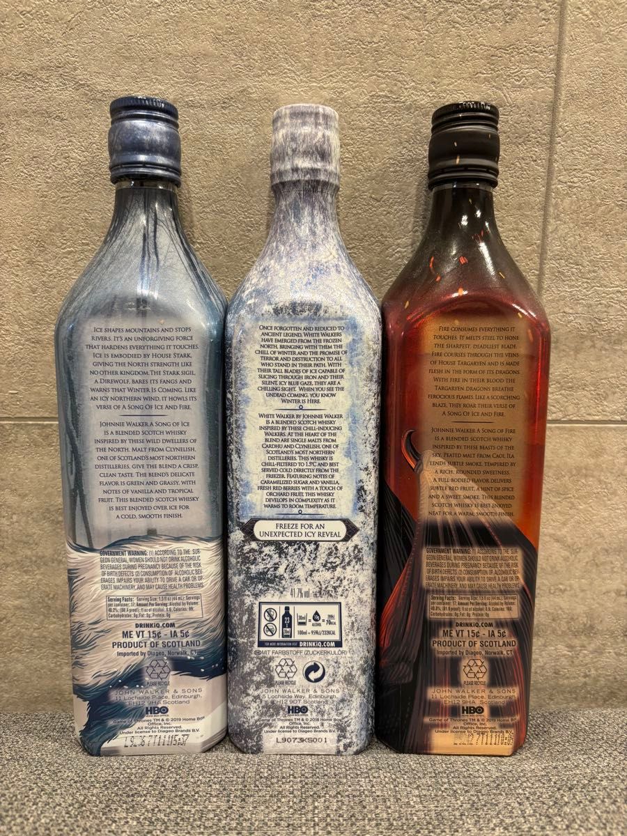 新品未開封】ジョニーウォーカー 限定 コラボ セット ゲームオブ