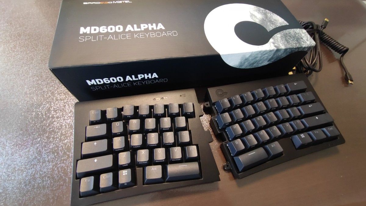 Barocco Mistel MD600 Alpha RGB BT Black(英語配列)静音赤軸 新品同様