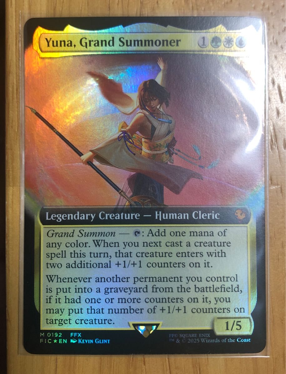 拡張foil】大召喚士 ユウナ 英語版 Yuna Grand Summoner｜Yahoo!フリマ