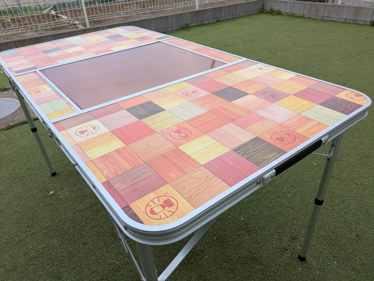 Coleman コールマン ナチュラルモザイク バーベキューテーブル130