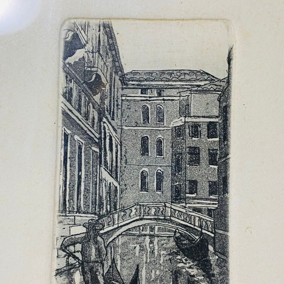 silvio cannizzo 絵 絵画 リトグラフ イタリア ヴェネツィア風景 額縁