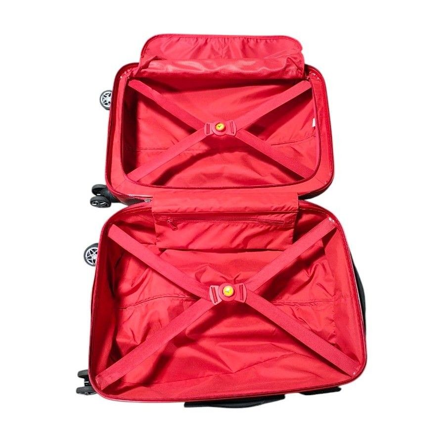 希少 Ferrari フェラーリ 4輪キャリーケース スーツケース レッド TSA