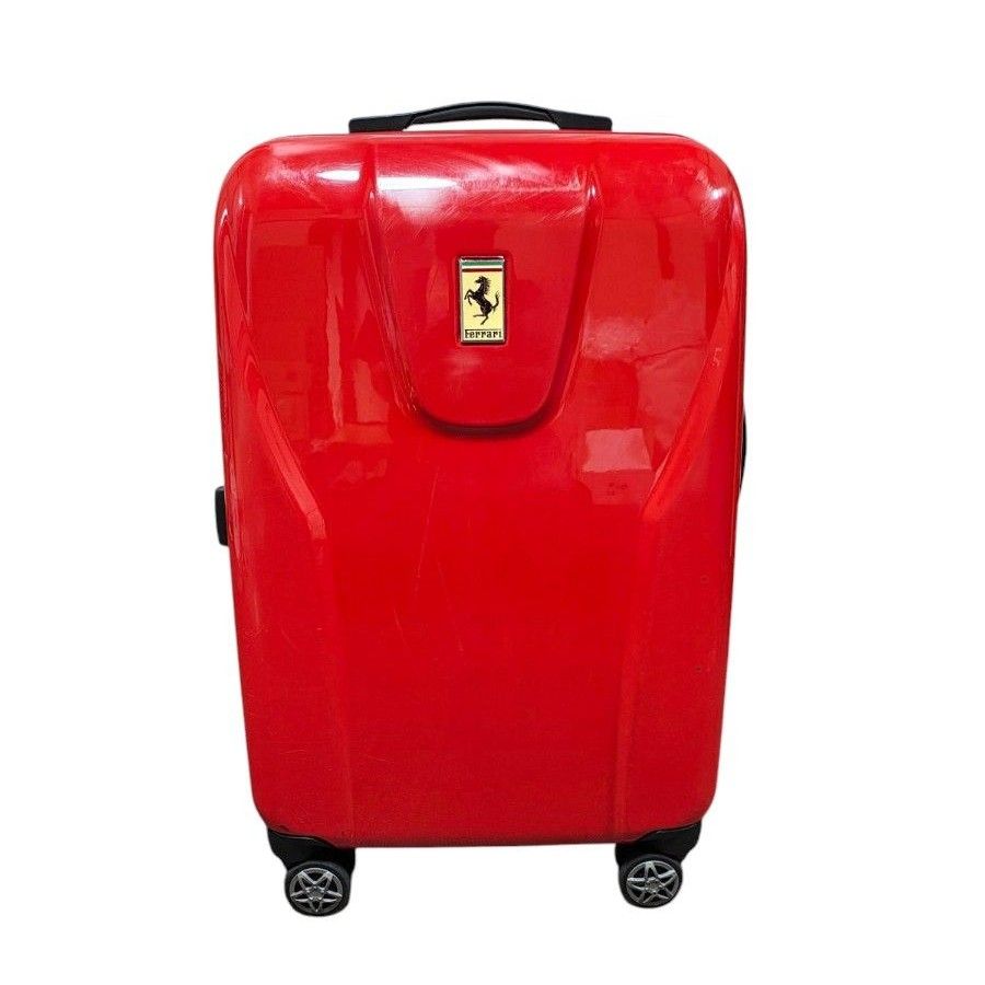 希少 Ferrari フェラーリ 4輪キャリーケース スーツケース レッド TSA