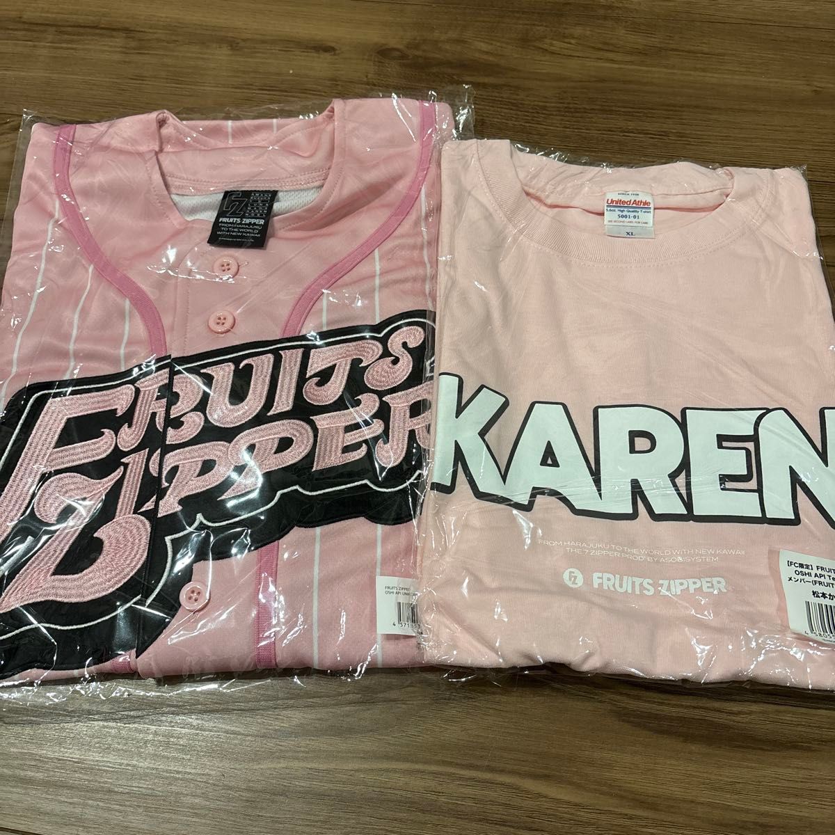 FRUITS ZIPPER フルーツジッパー 松本かれん ユニフォーム 推しアピ T