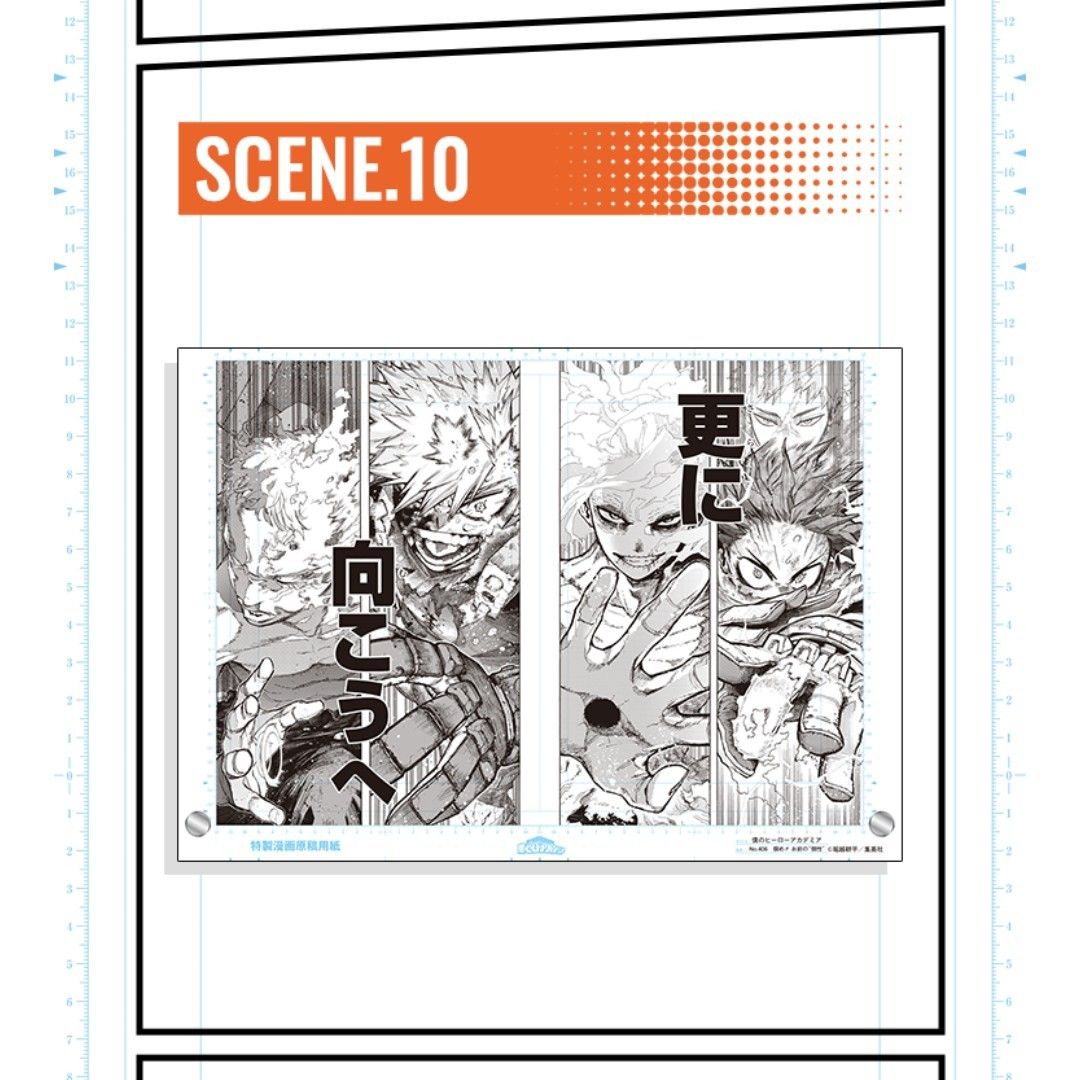 僕のヒーローアカデミア 原稿風アクリルアート VOL.1 VOL.2 全16種 僕