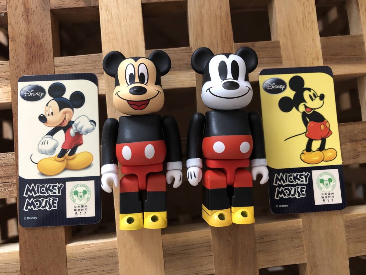 ✨メディコム・トイ ミッキーマウス カラー版 BE@RBRICK ベアブリック