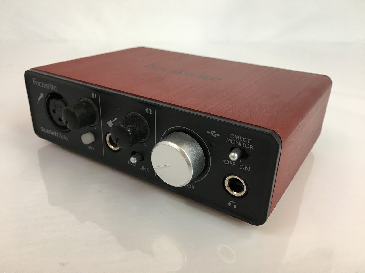 ◇ジャンク Focusrite Scarlett Solo オーディオインターフェース