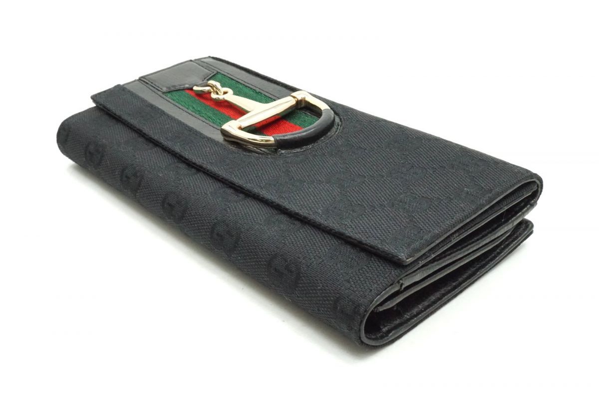 GUCCI グッチ 長財布 ホースビット 美品 2つ折り財布 0107-⑧ 楽天市場
