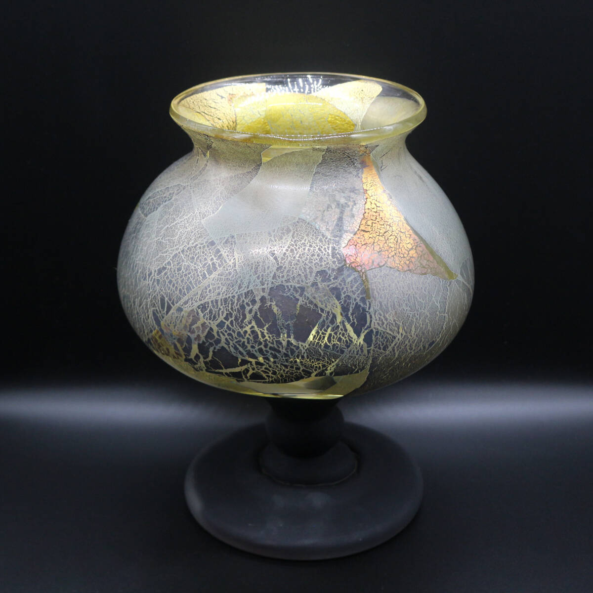 花瓶：ガラス：藤田喬平