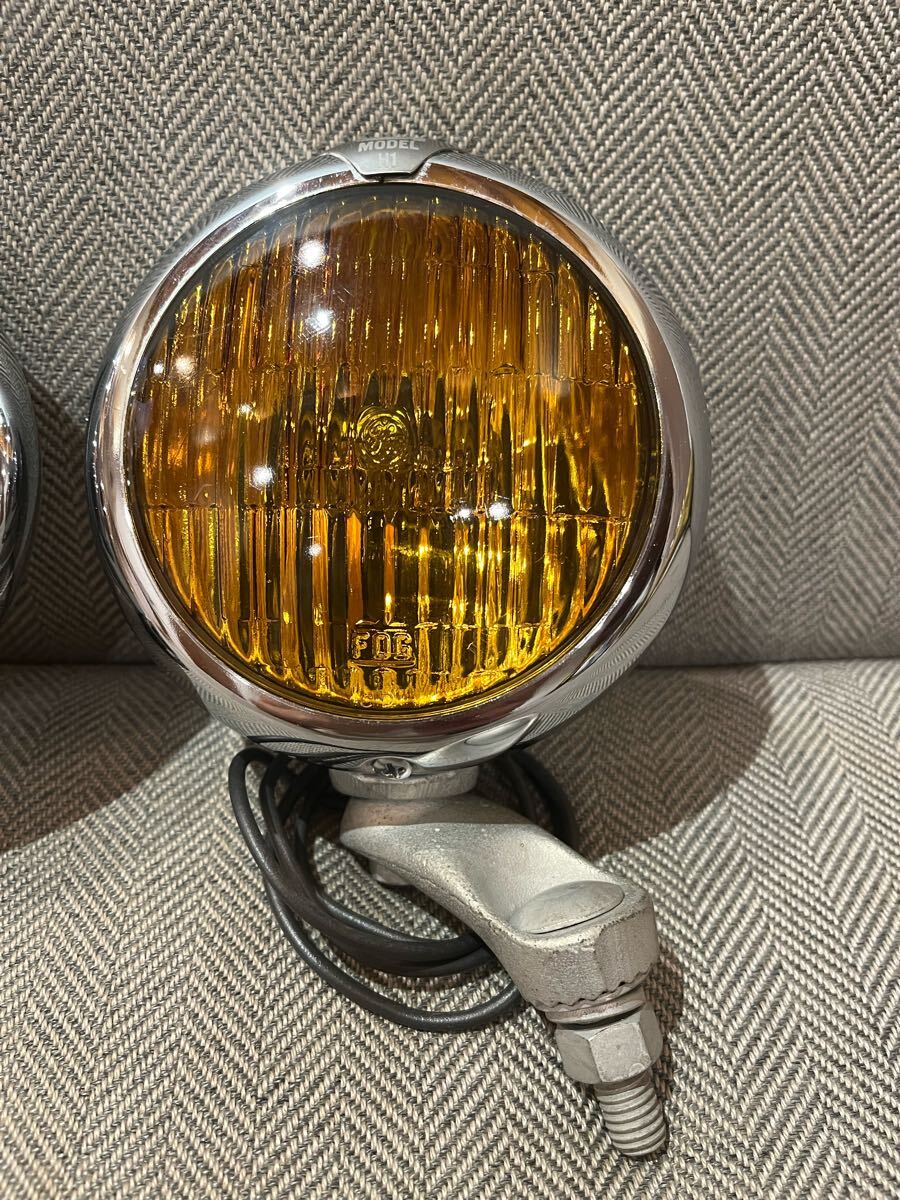 NOS未使用2個セット UNITY H-1 ステー付き ビンテージフォグランプ4