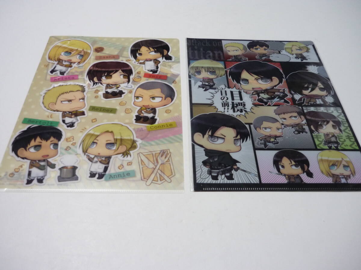 進撃の巨人 リヴァイ エレン ミカサ アルミン ジャン クリアファイル