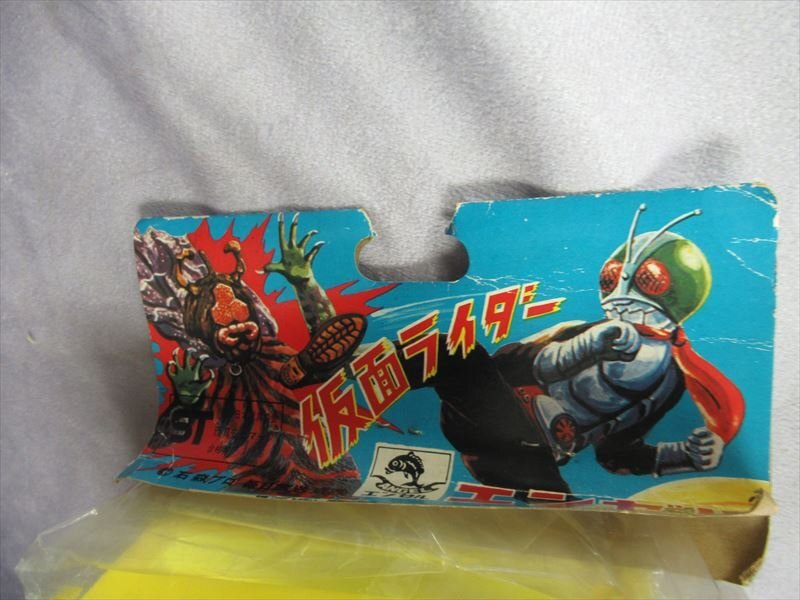 当時物 未開封 エンゼル 仮面ライダー ライダー怪人 ソフビ 当時物 未