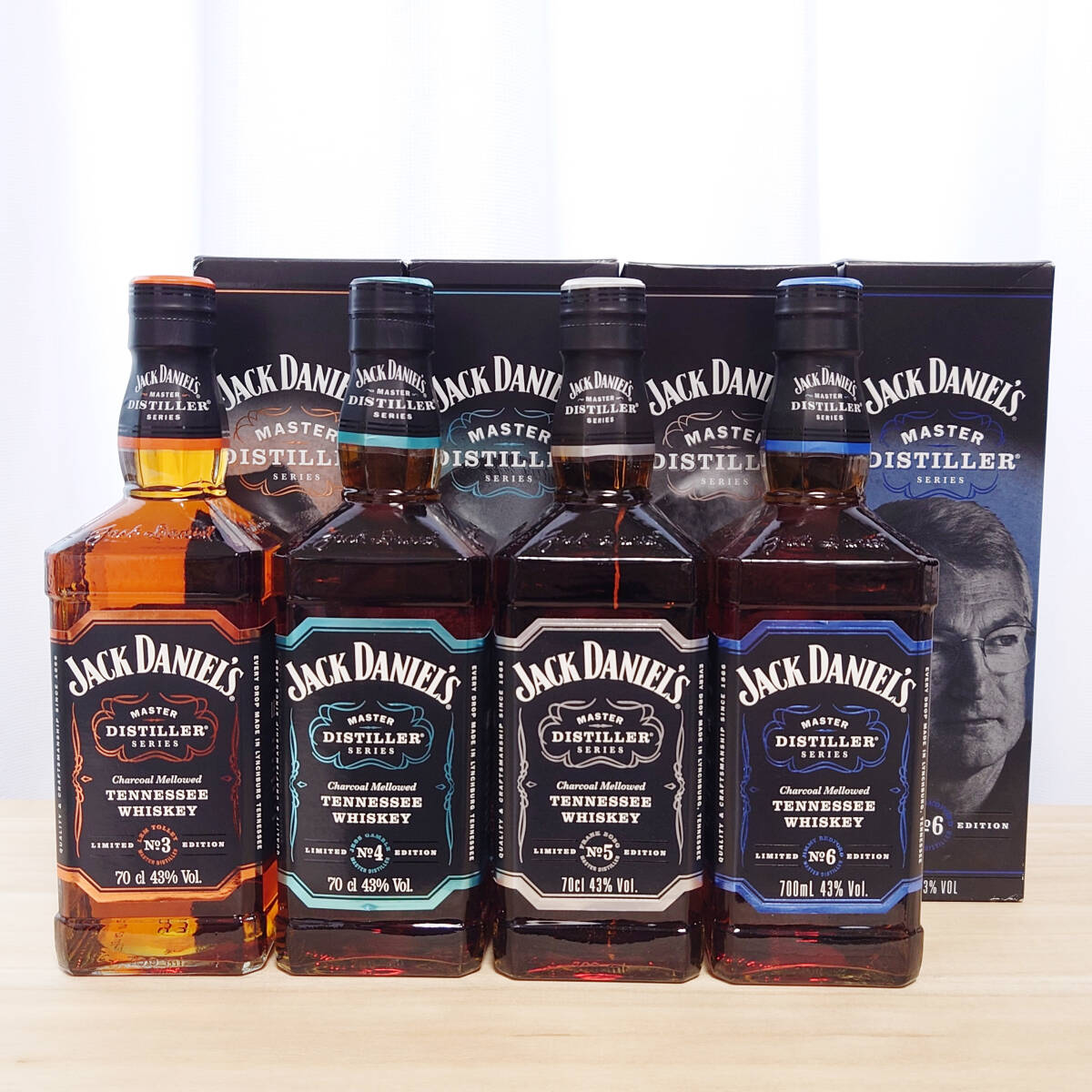 ジャックダニエル マスターディスティラーシリーズ 4本セット 新品未