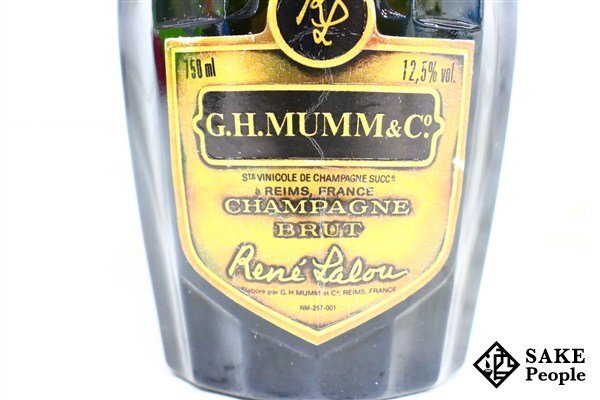 Yahoo!オークション - 注目 G.Hマム ルネ ラルー 1985 750ml 12.5％