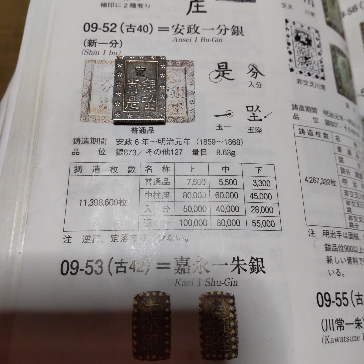 限定セール，低価】 安政一分銀 上クラス 1859～1868年 本物